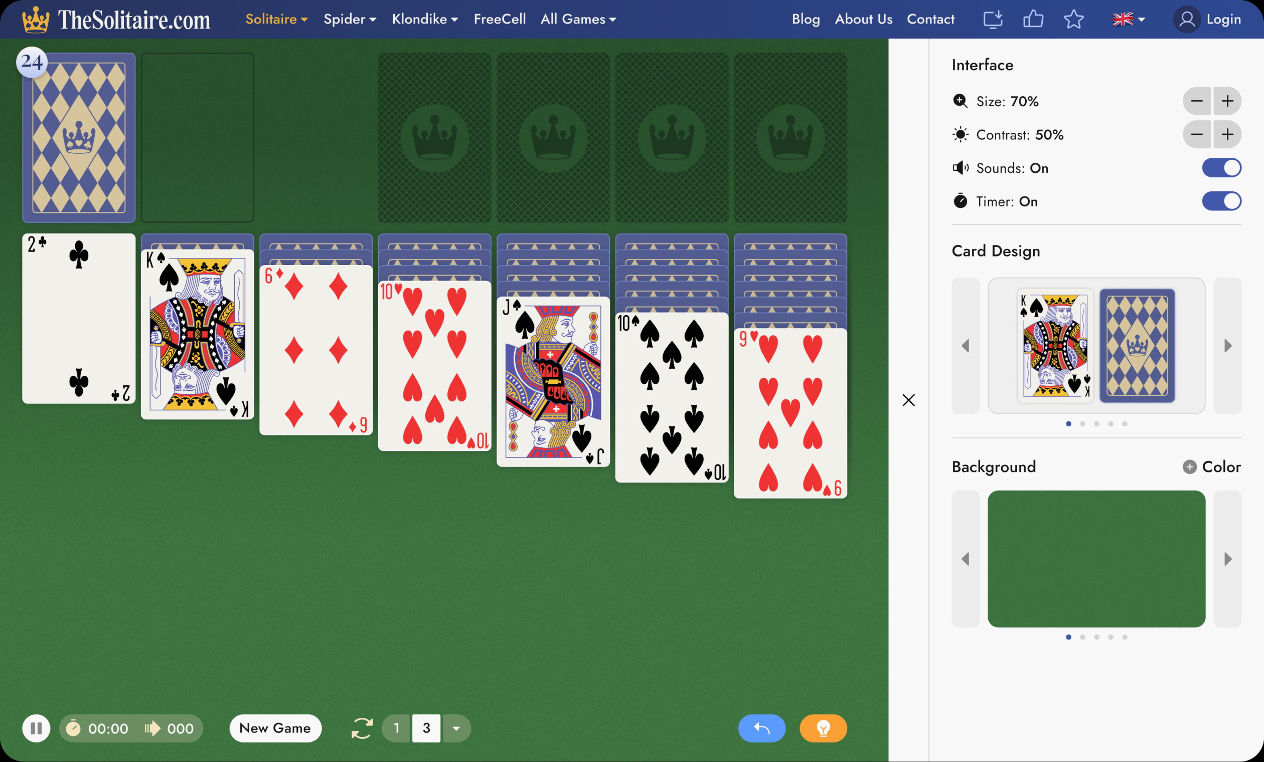 How To Customize Decks On TheSolitaire.com
